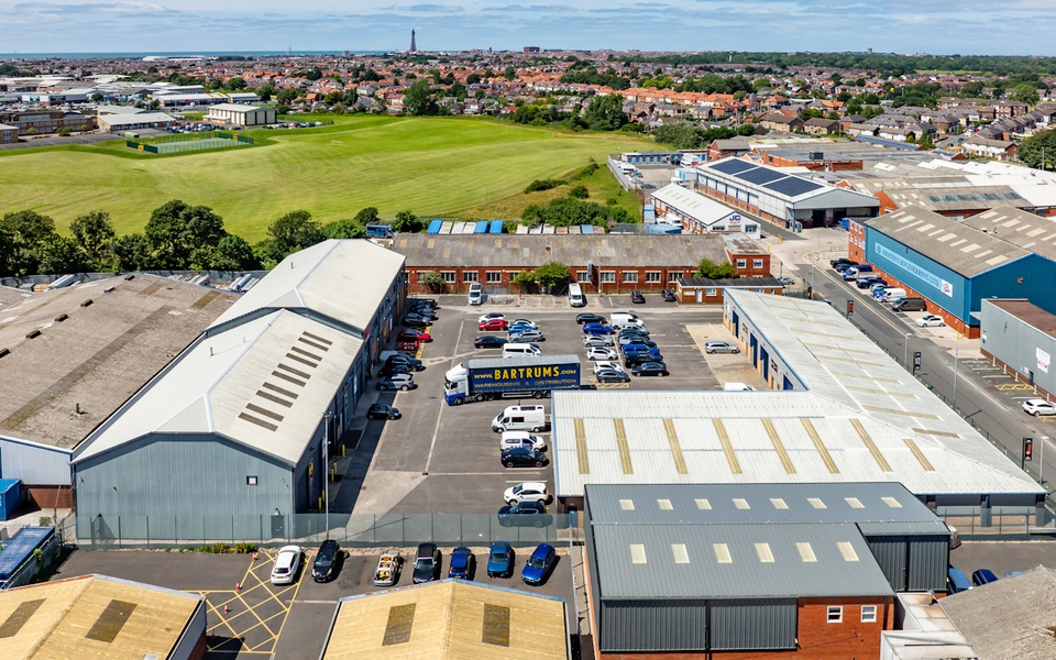 Clifton Trade Park Blackpool - Aerials (1)